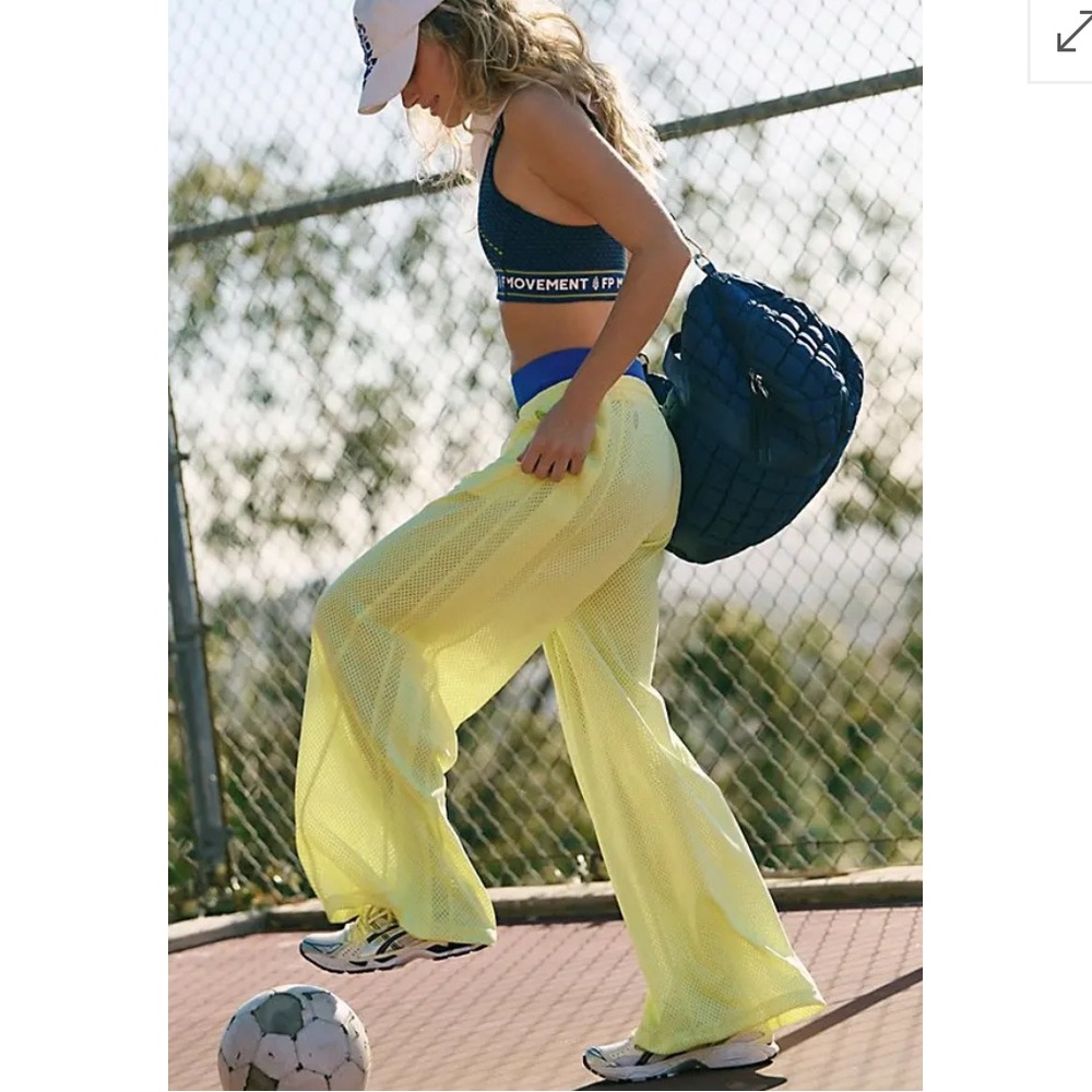 FP Movement Overtime Mesh Pants in Sour Citrus / S